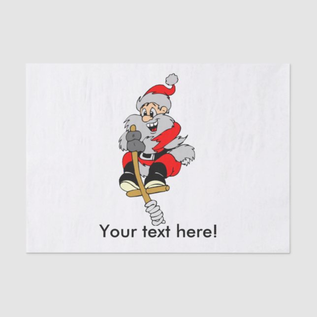 Papel De Seda Clíparte de Santa Claus (Anverso)