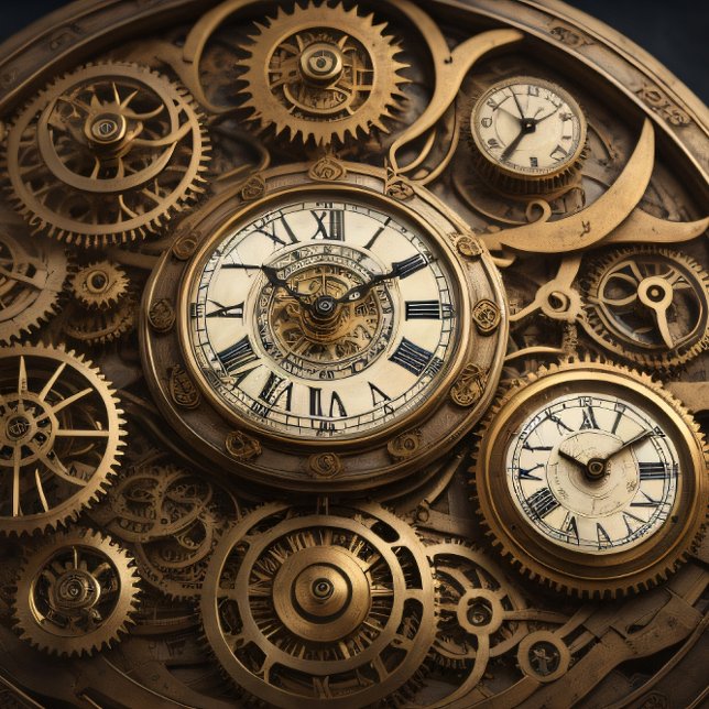 Papel De Seda Clocks and pocket watches Steampunk 2 Tissue paper (Subido por el creador)