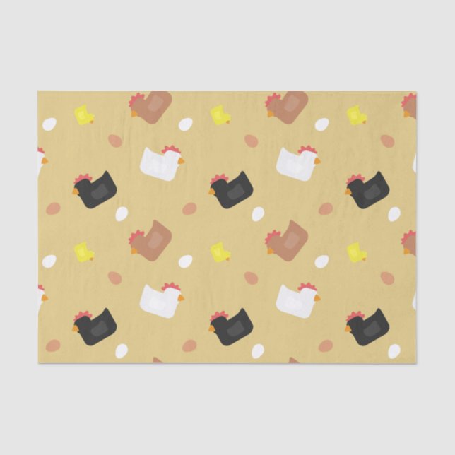 Papel De Seda Cluck Cluck (Anverso)