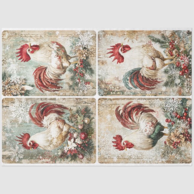 Papel De Seda Cluckers navidades (Anverso)