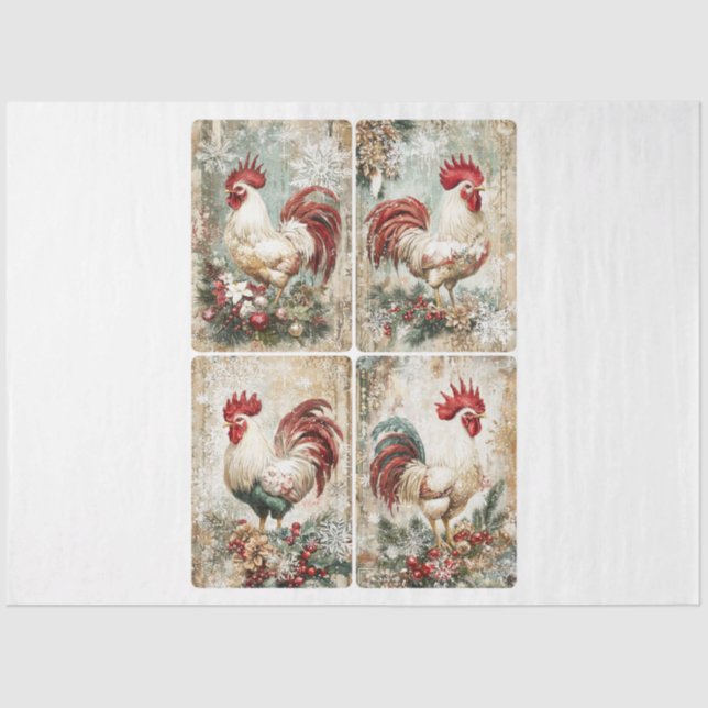 Papel De Seda Cluckers navidades (Anverso)
