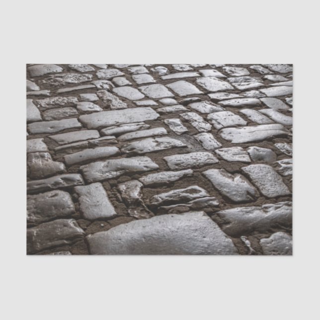 Papel De Seda Cobblestones iluminados por luna (Anverso)
