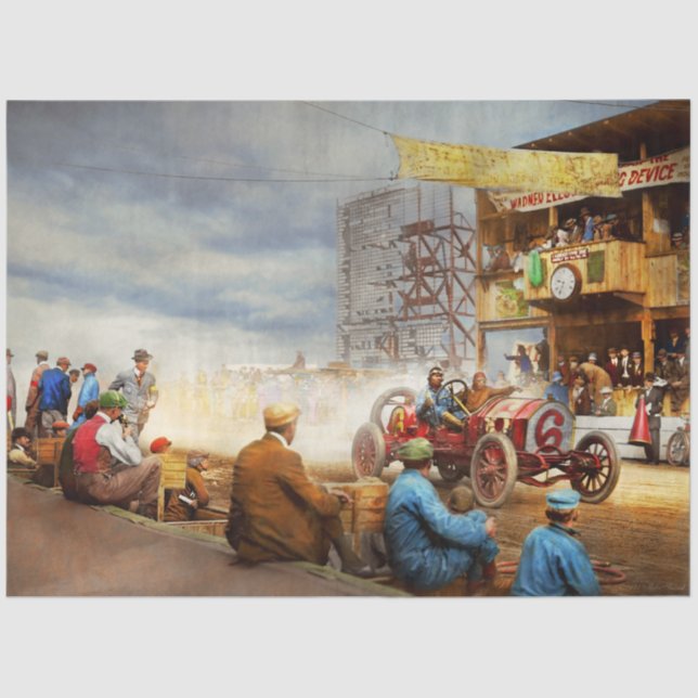 Papel De Seda Coche - Carrera - Come mi polvo 1910 (Anverso)