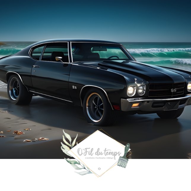 Papel De Seda Coche muscular - Chevelle - Desembarcadero delante (Subido por el creador)