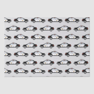 Papel De Seda Coches de Policía