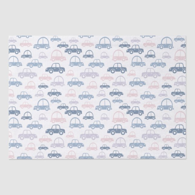 Papel De Seda Coches para niños (Anverso)