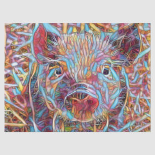 Papel De Seda Cochinillo enrrollado animal de ArtStudio-