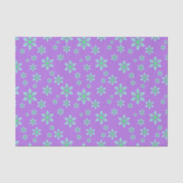 Papel De Seda Cochitos verdes con fondo púrpura