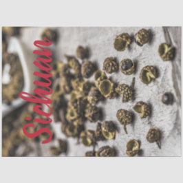 Papel De Seda Cocina china con pimienta en Sichuan