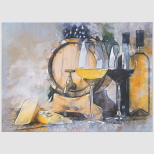 Papel De Seda Cocina de queso de vino 20x30 Desnudos