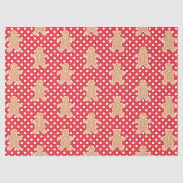 Papel De Seda Cocina del hombre del pan de jengibre (Anverso)