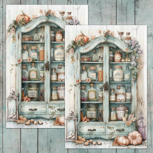 PAPEL DE SEDA COCINA RÚSTICA DECOUPAGE DE ALACENA