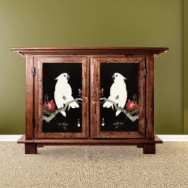 Papel De Seda Cockatoo y granada de Ohara Shōson