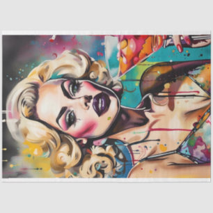 Papel De Seda Cóctel Cuties - Decoupage acuarela Cosmo