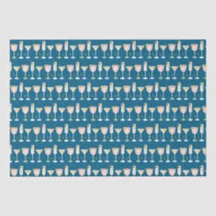 Papel De Seda Cóctel francés de 75 Martini bit mayor de firma