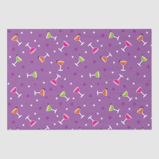 Papel De Seda Cócteles de Halloween (Anverso)