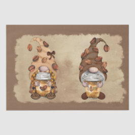 Papel De Seda Coffee Bean Latte Gnomes Decoupage