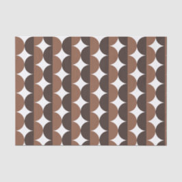 Papel De Seda Coffee Brown Mocha Century Wavy Moderno