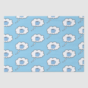 Papel De Seda Coffee Mug Thought Bubbles