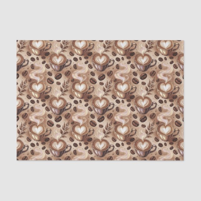 Papel De Seda Coffee pattern (Anverso)