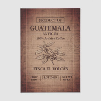 Papel De Seda Coffee Plantation Burlap Trade Sack FD4 Decoupage