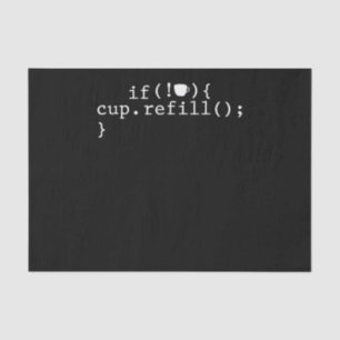 Papel De Seda Coffee Refill Smart Coding Software Engineer