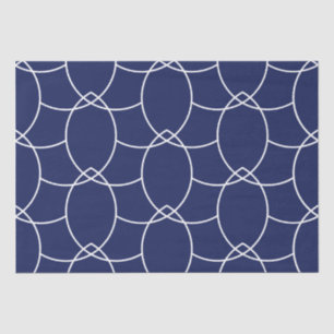 Papel De Seda Cojín De Pillow Blanco Y Azul Resumen Moderno