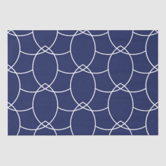 Papel De Seda Cojín De Pillow Blanco Y Azul Resumen Moderno