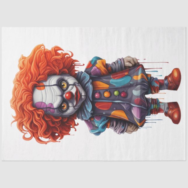 Papel De Seda Colección de diseño de disfraces de Halloween 3 (Anverso)