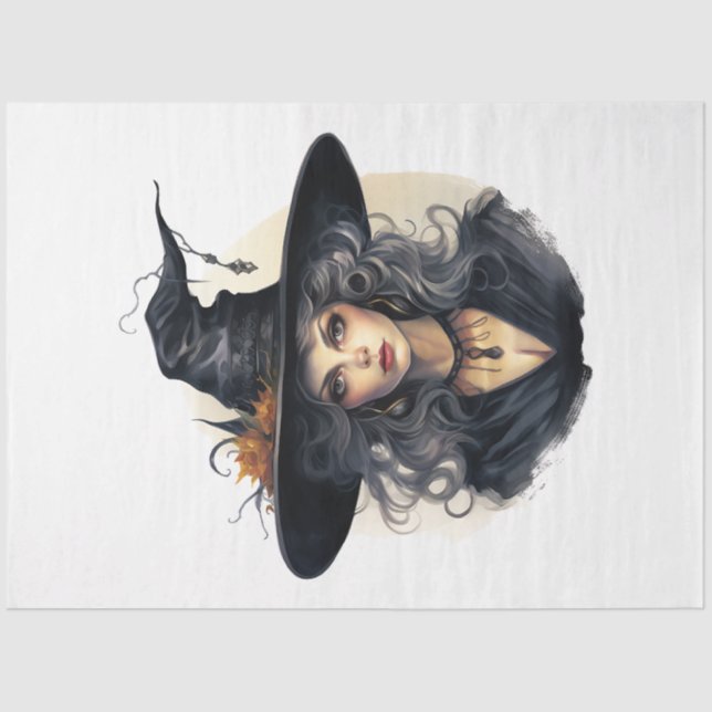 Papel De Seda Colección de diseño de Halloween de época 33 (Anverso)