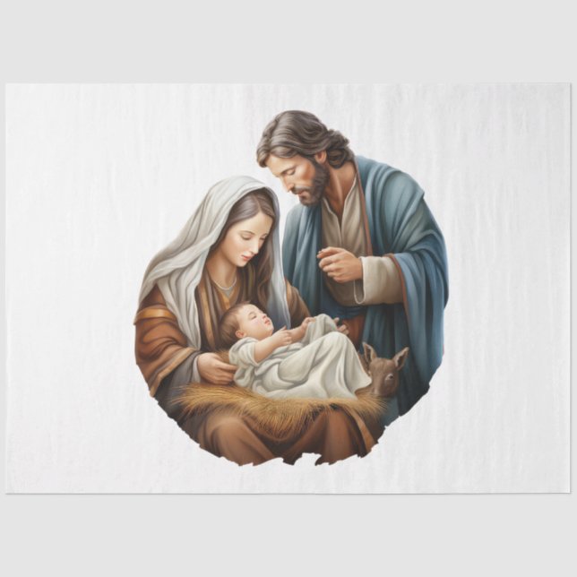 Papel De Seda Colección de Diseño de Natividad 2 (Anverso)