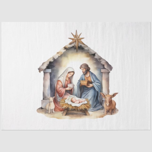 Papel De Seda Colección de diseños de Navidad 3 (Anverso)