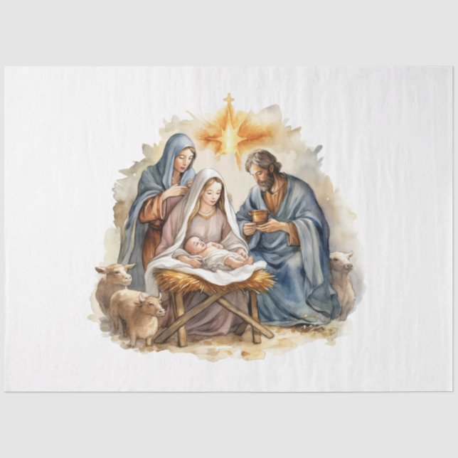 Papel De Seda Colección de diseños de Navidad 4 (Anverso)