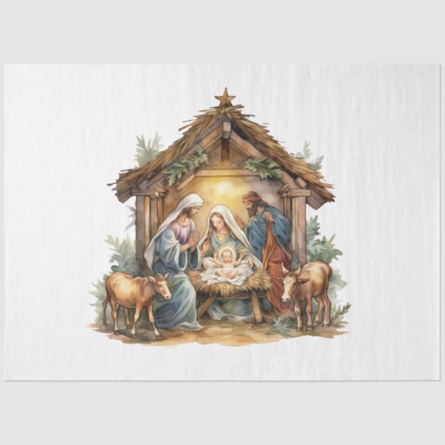 Papel De Seda Colección de diseños de Navidad 5 (Anverso)