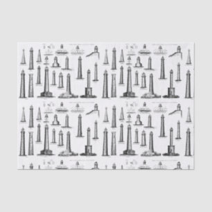 Papel De Seda Colección de faro vintage