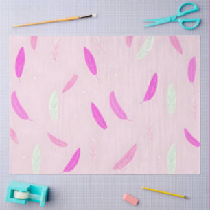 Papel De Seda Colección de moda de lujo Feathers Boho