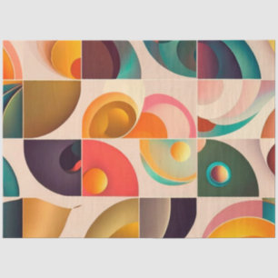 Papel De Seda Colección de moda retro abstracta