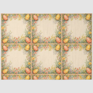 Papel De Seda Colección de moda vintage de huevos de Pascua