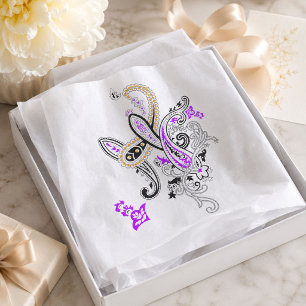 Papel De Seda Colección de Paisley Botánico de Lujo