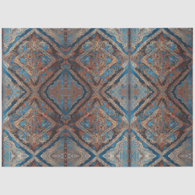 Papel De Seda Colección de patrones antiguos populares persas (Anverso)