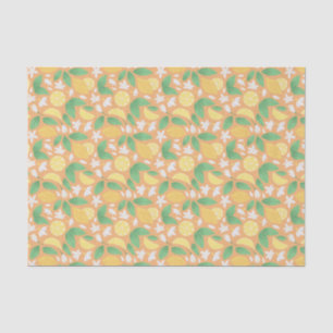 Papel De Seda Colección de patrones de cesta de fruta - limón