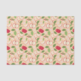 Papel De Seda Colección de patrones de cesta de frutas - manzana