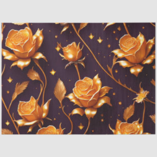 Papel De Seda Colección de Rosas de Luxury Gold Boho