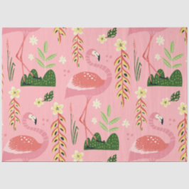 Papel De Seda Colección de Verano Flamingo Uno Diseño 7