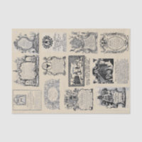Colección del siglo XVIII de la tarjeta del