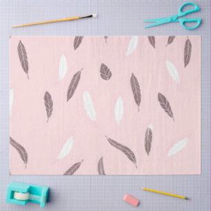 Papel De Seda Colección Feathers Boho de Lujo Popular