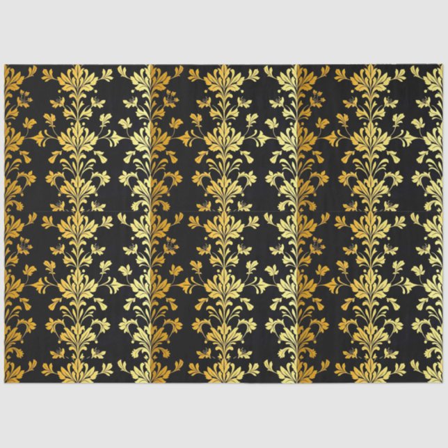 Papel De Seda Colección floral elegante de lujo popular (Anverso)