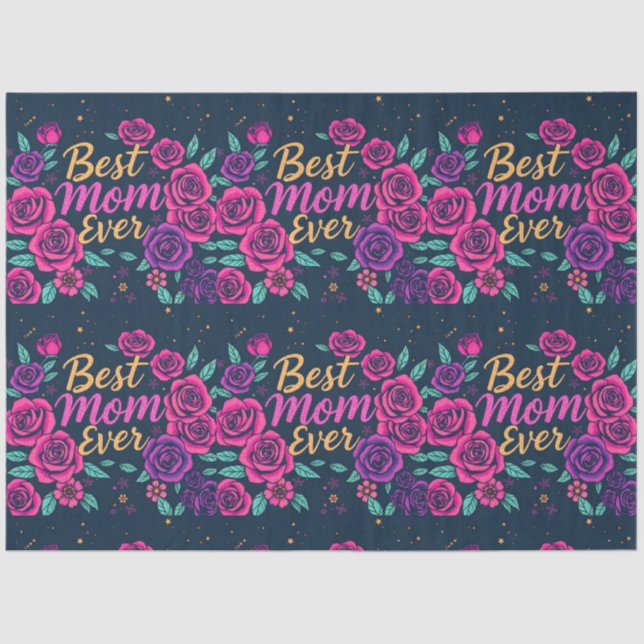 Papel De Seda Colección Floral Popular de Regalo de Lujo (Anverso)