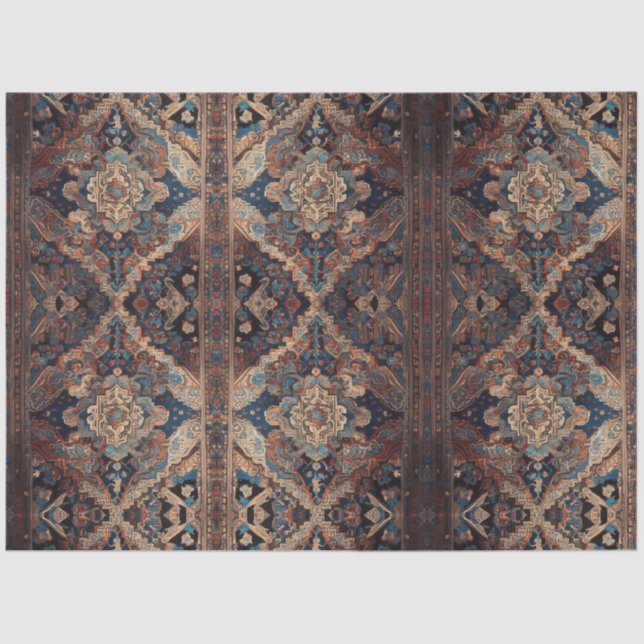 Papel De Seda Colección moderna del bonito patrón antiguo persa (Anverso)