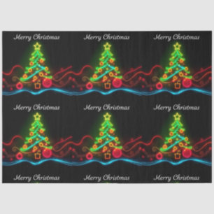 Papel De Seda Colección Neon Holiday para Navidades modernos
